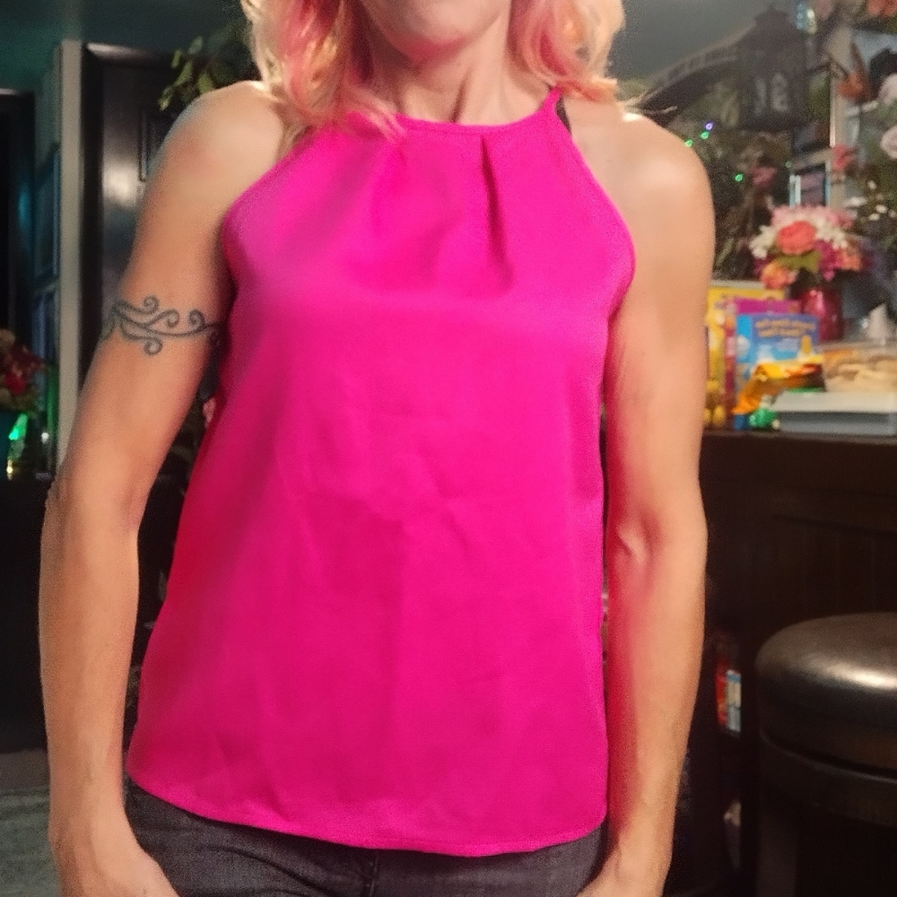NWOT Vibrant Pink Camisole
